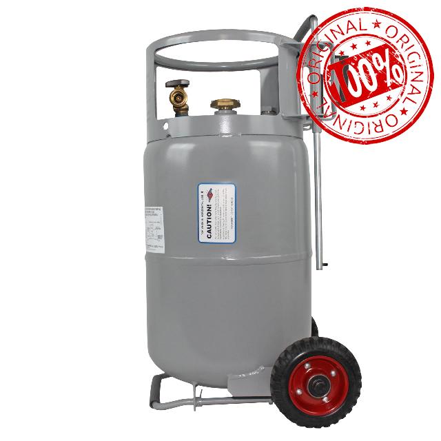 Flame King YSN30HOG Horizontal & Vertical Propane Cylinder with Premium OPD & Built-in Gauge