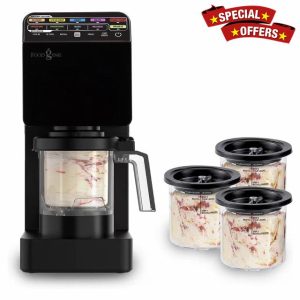 Dessert Station - Black - 11-In-1 Ice Cream & Frozen Treat Maker for Ice Cream