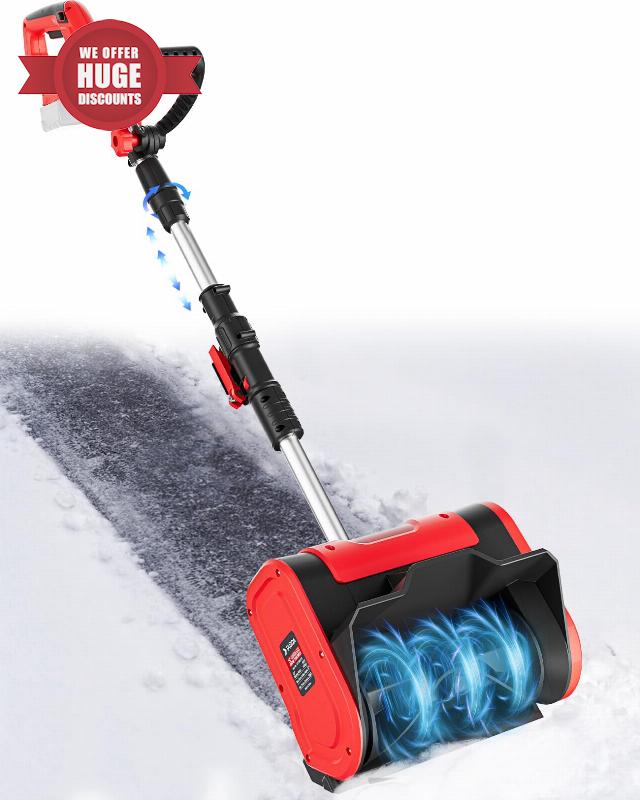 10-Inch Snow Shovel for Milwaukee M18 18v Battery(NO Battery)