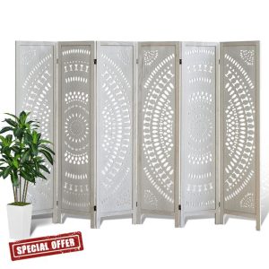 6 Panel Room Divider Screen