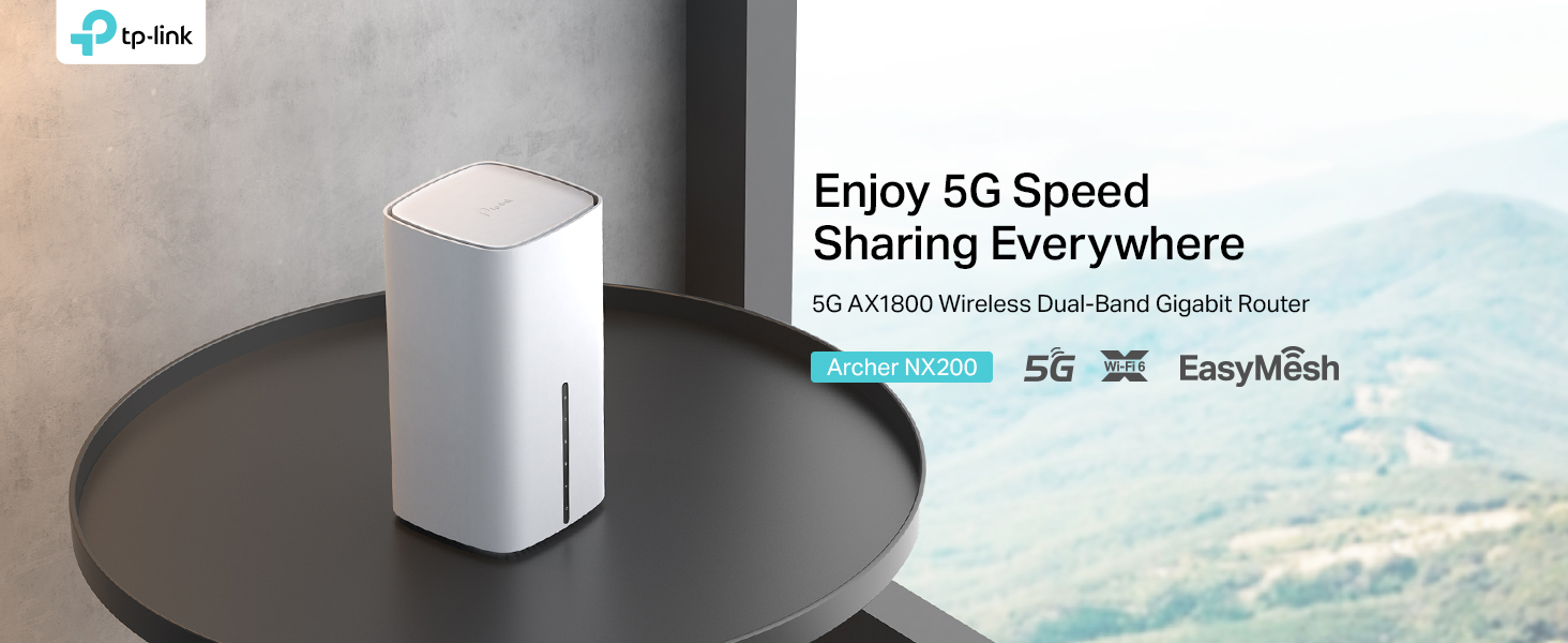 5G AX1800 Wireless Dual-Band Gigabit Router