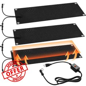 Timgle 3 Pcs Heated Snow Melting Mats