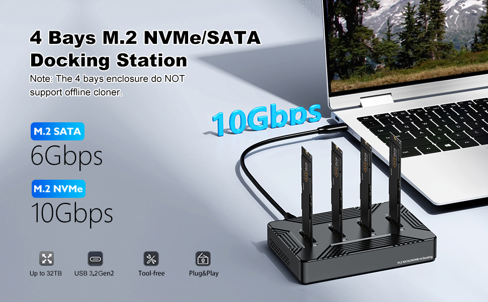 4 bay nvme enclosure