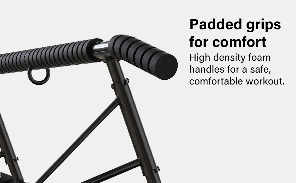 The foldable design of this pull-up bar allows for easy storage when not in use.