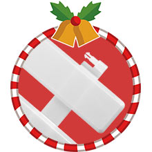 Add elegance to your Christmas décor with our thick mini white picket fence.