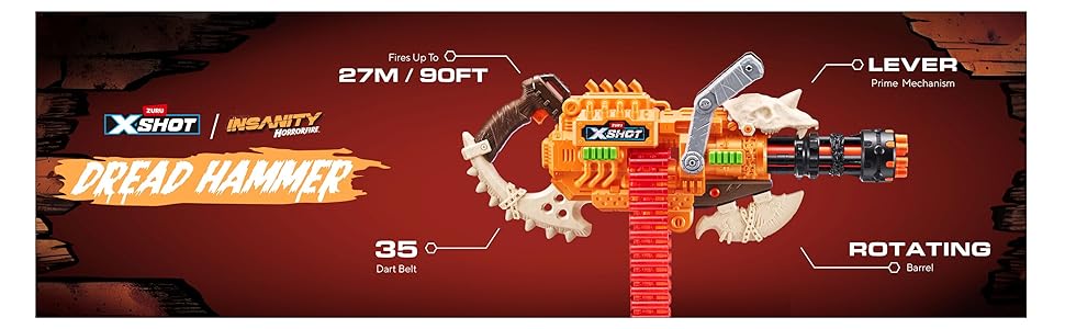 XSHOT, Darts, Blaster, Nerf, Battle, Firing Power, Dart Capacity, Modular Blaster, Modular, Storage