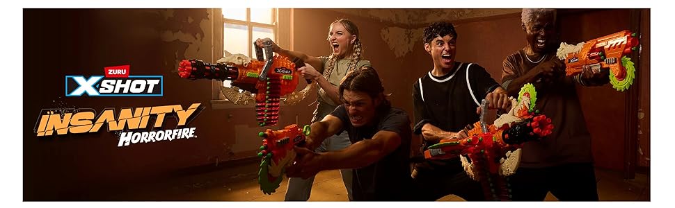 XSHOT, Darts, Blaster, Nerf, Battle, Firing Power, Dart Capacity, Modular Blaster, Modular, Storage