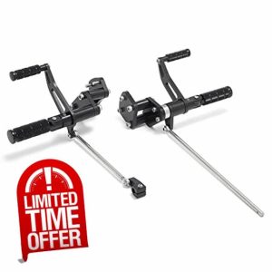 TOFR CNC 10" Forward Controls Foot Pegs Levers Linkages for Harley Davidson 2014-2023 Sportster 883 1200 XL883 XL1200 Iron 883 1200 Forty Eight 1200 Seventy Two 1200