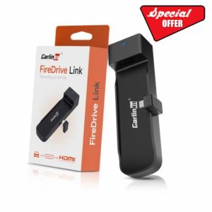 Carlinkit FireDrive Link - Convert Wired CarPlay to HDMI for Fire TV Stick Streaming