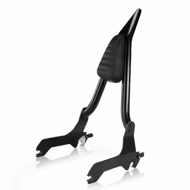 MoKitDora Low Rider Sport Glide Sissy Bar 26" Passenger Meathook Backrest for Harley 2018-UP Softail FLSB FXLR FXLRS FXLRST FXRST