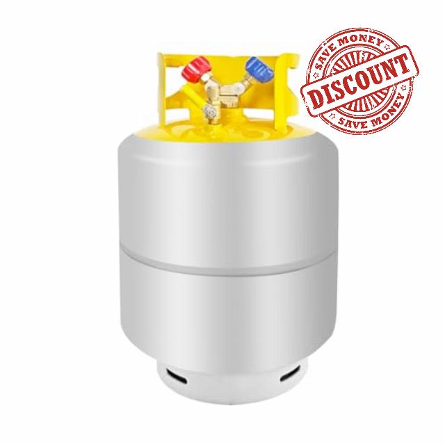 YELLOW JACKET 50 LB Universal Refrigerant Recovery Tank for R12
