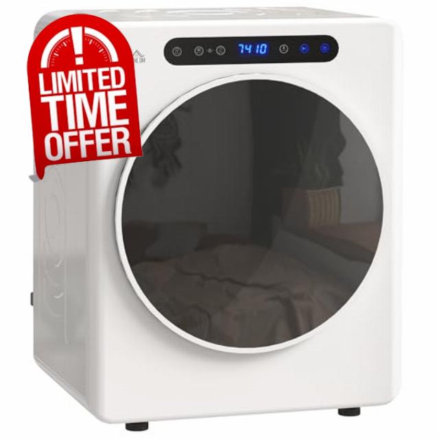 HOMCOM 4kg Vented Tumble Dryer
