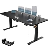 Devoko Electric Height-Adjustable Desk 180 x 80 cm, 3 Memory Hand Controls with USB A&C, ...