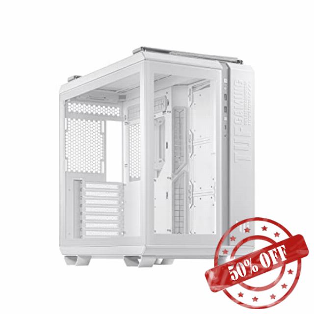 ASUS TUF Gaming GT502 White ATX Mid-Tower Computer Case