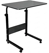HOMION Table Adjustable Folding Portable Table, Lounge, Bedroom Furniture, Living, Tv, Multi Func...