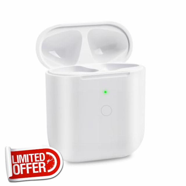 Chillyfar Charging Case Compatible with Air Pods 1 2 Gen Replacement for Air Pod 1st 2 Generation Charger Cases with Bluetooth Sync Pairing Button