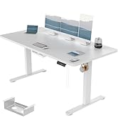Devoko Electric Height-Adjustable Desk 200 x 80 cm, 3 Memory Hand Controls with USB, Suspended