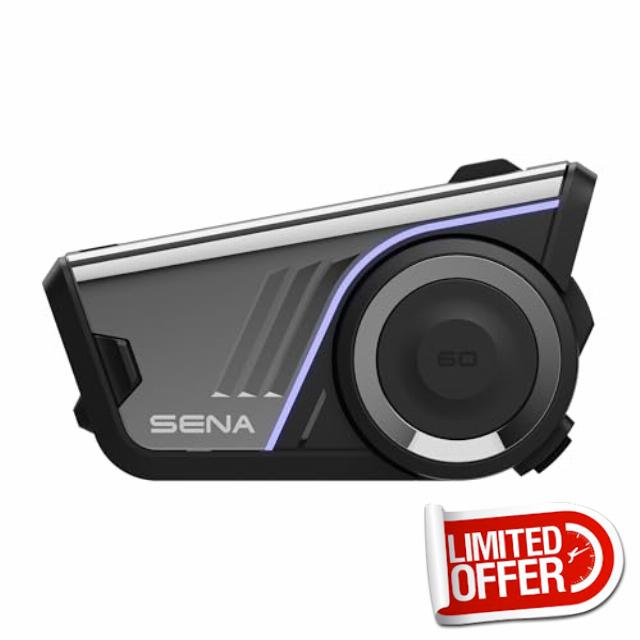 Sena 60S Motorcycle Communication Headset with WAVE