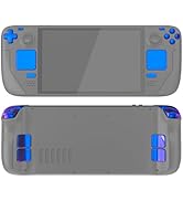 eXtremeRate Replacement Full Set Buttons for Steam Deck OLED Handheld Console, Glow in Dark - Gre...