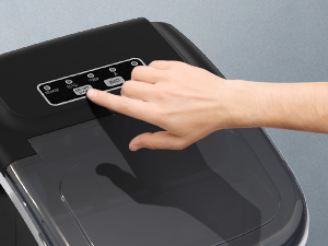 ice maker countertop machine cube makers portable silonn black 2 size bullet ice for home kitchen