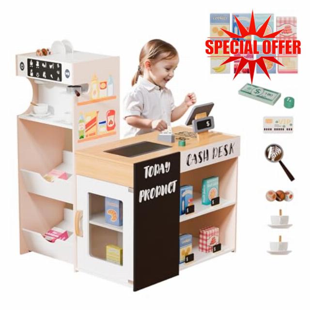JOYMOR Grocery Store Pretend Play