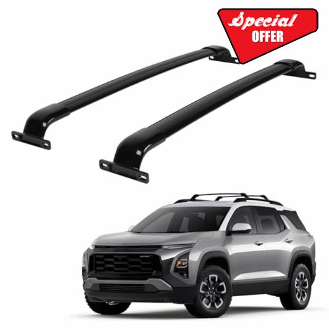 Roof Rack Cross Bars for 2025 Chevy Equinox with Raised Side Rails