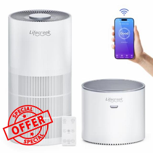 Air Purifier And Humidifier Combo For Large Room Up to 1084 Ft²