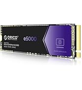 ORICO e5000 512GB SSD M.2 NVMe 2280 PCIe Gen4 5000MB/s Internal Solid State Drive SLC Dynamic Cac...