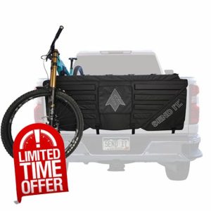 High Roller Tailgate Bike Pad V2– Tailgate Bike Pads for Trucks – Truck Bike Tailgate Pad – Tailgate Accessories for Mountain Bike