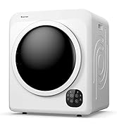 COSTWAY 6KG Vented Tumble Dryer, 1700W Freestanding Front Tumble Dryer with 3 Programs, 3 Tempera...