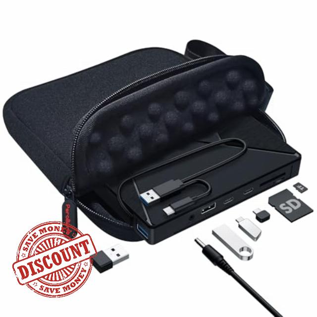 PeroBuno External CD DVD Drive
