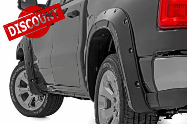 Rough Country Defender Fender Flares for Ram 1500 2WD/4WD (2025) - Set of 4