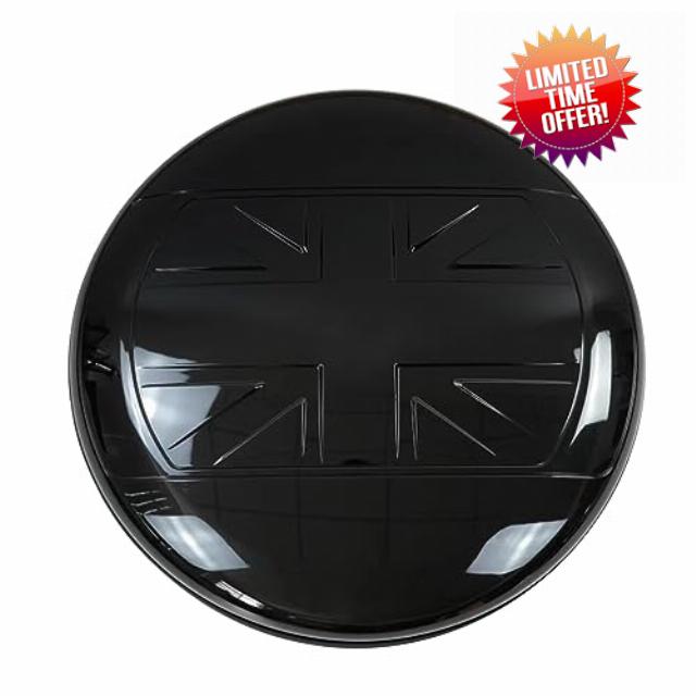 Spare Tire Cover Tyre Wheel Cover Protector Plastic Fits for Land Rover Defender 90 110 130 2 Door 4 Door 5 Door 2020 2021 2022 2023 2024 2025 (Black-4)