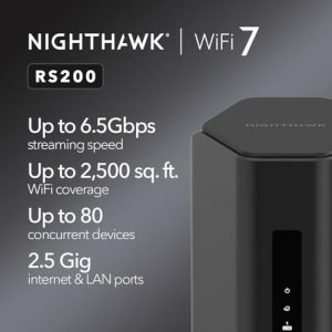 BE6500 Wireless Speed (up to 6.5Gbps) - Covers up to 2