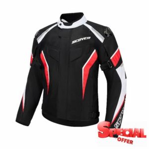 Scoyco Men's Street Motorcycle Jacket Waterproof Motorbike Jacket with CE Armor Removable Thermal Liner Cordura Moto Jacket
