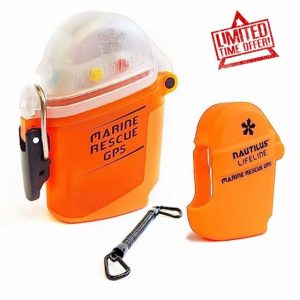 Nautilus Lifeline Marine Rescue Waterproof GPS and an Antenna Winder for Accurate Positioning and Distress Alerts