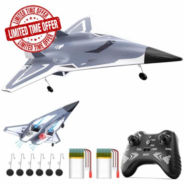 DEERC RC Plane 4 Channels Remote Control Airplane SR72