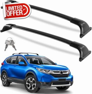 260lbs Lockable Roof Rack Cross Bars Compatible with Honda CRV CR-V 2017-2022 with Flush Side Rails