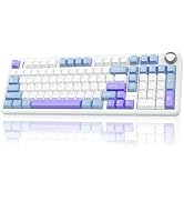 AULA F99 Pro Wireless Gaming Keyboard,Tri-mode Gasket Mechanical Keyboard Wireless with Control K...