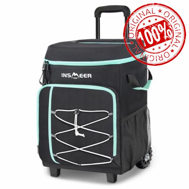 INSMEER Large Cooler Bag with Wheels