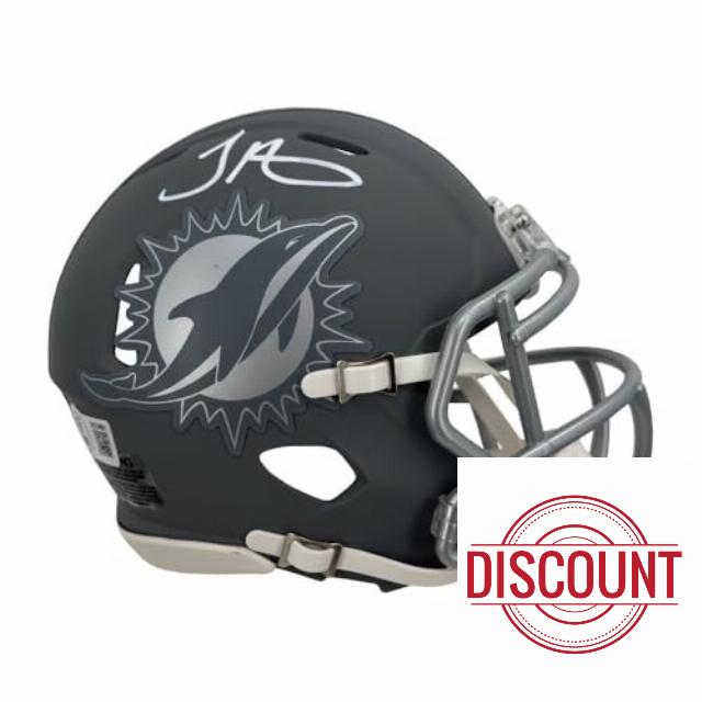 Tyreek Hill Autographed Miami Slate Mini Football Helmet - BAS