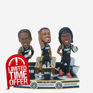 Tyrese Haliburton Bennedict Mathurin & Myles Turner Indiana Pacers 2024 NBA All-Star Skills Challenge Winner Bobblehead NBA