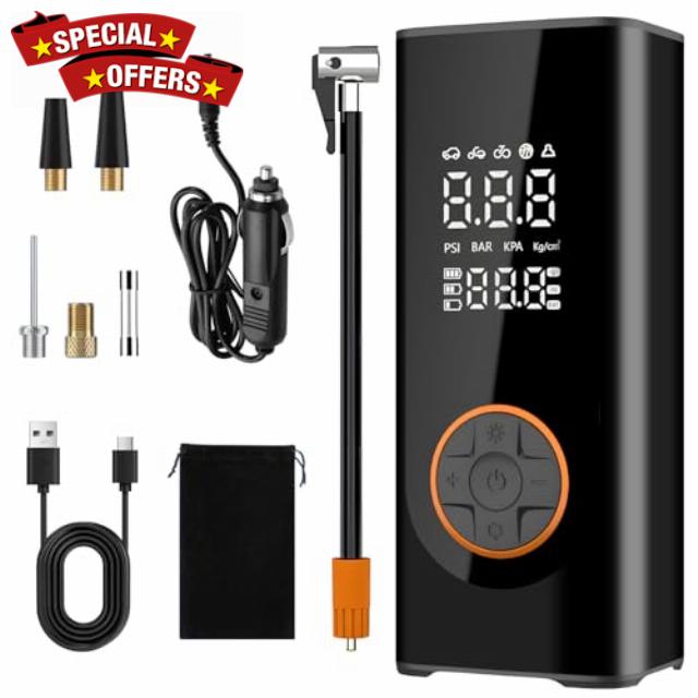 Portable Air Compressor Car Tyre Pump