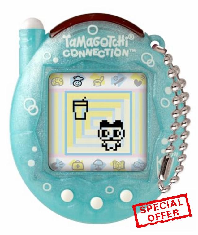 TAMAGOTCHI Bandai Connection Digital Melon Soda Shell Virtual Pet Electronic Toy With Infra-Red Connection For Shared Fun | Kids Toys For Girls And Boys Are Great Japanese Gifts