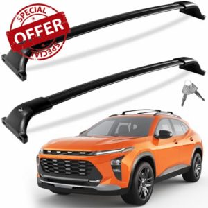 260lbs Lockable Roof Rack Cross Bars Compatible with Chevrolet Trax 2RS ACTIV LT 2023 2024 2025 Chevy