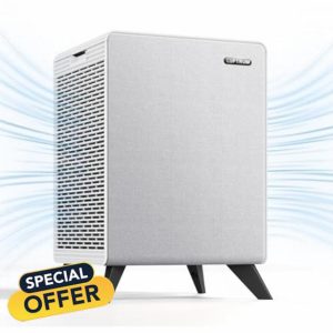 Air Purifiers for Home Large Room Up to 2250 ft² - Dual 3-Stage Filter of Washable Filter and True HEPA Filter with AQI