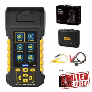 Car Battery Tester 12V/24V Digital Automotive Batteries & Alternator Diagnostic Tool
