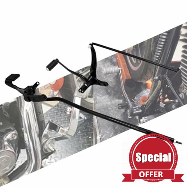 Motorcycle Forward Controls Set Pegs Lever Linkage Kit Fit for Harley Dyna Street Bob Super Glide Wide Glide Low Rider FXDL FXD FXDB FXDC 2006-2017