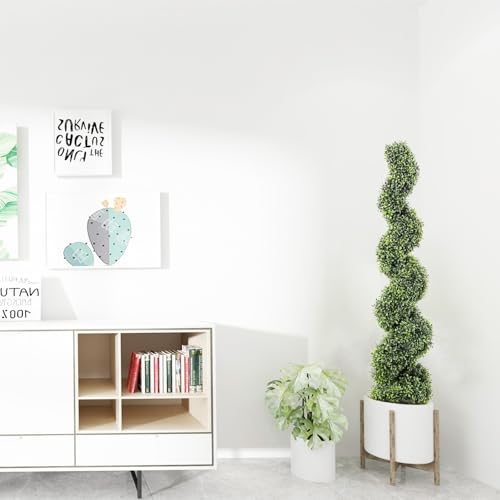 All-Year Green Fake Plant with Replaceable Leaves for Decorative/Indoor/Porch/Garden