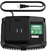 KIMO 2 Pack 20V 4000mAh Battery for KIMO 20V Drill Driver, Leaf Blower, Angle Grinder, Reciprocat...